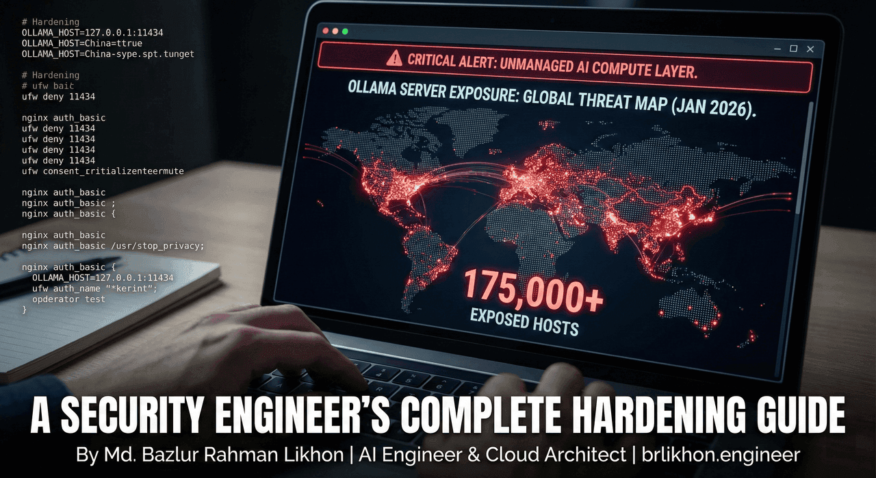 175,000 Ollama Servers Exposed: A Security Engineer's Complete Hardening Guide