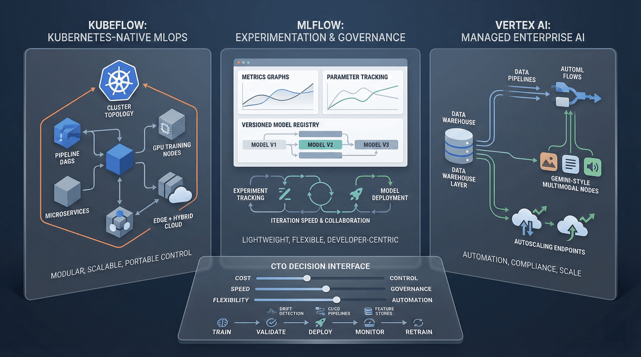 Kubeflow vs MLflow vs Vertex AI: The 2026 MLOps Platform Battle